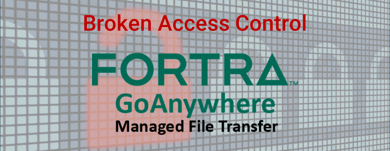 Broken access control in GoAnywhere Admin portal